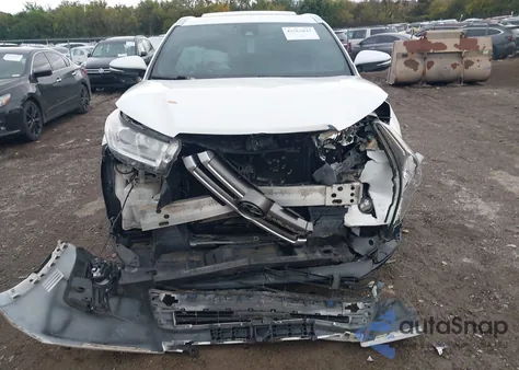 2017 Toyota Highlander Xle z USA, uszkodzony, nr VIN 5TDJZRFH7HS409486